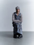 UNALOME LONG SKIRT -TIE-DYE BLUE-